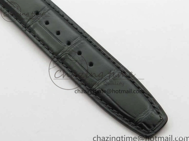 MIROTIME 0307 Elegant Portugieser Perpetual Calendar IW503302 RG V9F 1:1 Best Edition Gray Dial on Black Leather Strap A 7096